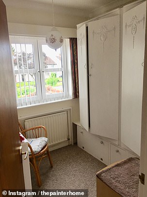 Before large fitted wardrobes took up the room